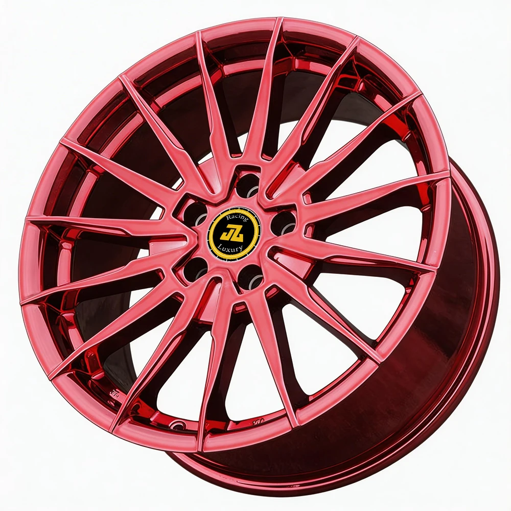

JZ Cast Wheel 18x8j Et35 Pcd5x114.3 Cb73.1 Red Chrome Wheel Rim