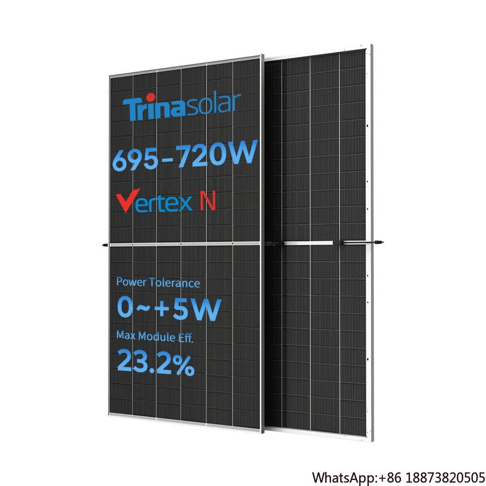 Tier 1 Longi Jinko Manufacture EU Stock 715w Solar Panels Double Glass 1000W High Quality 720W 700 Watt Solar Panel