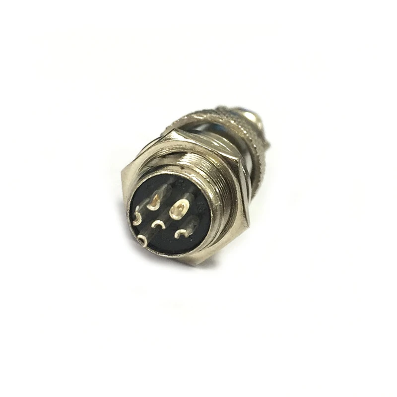 1 Set GX12 Nut Type Male & Female Electric Wire Panel Connector 2/3/4/5/6/7 Pin 12mm Circular Power Aviation Socket & Plug NEW