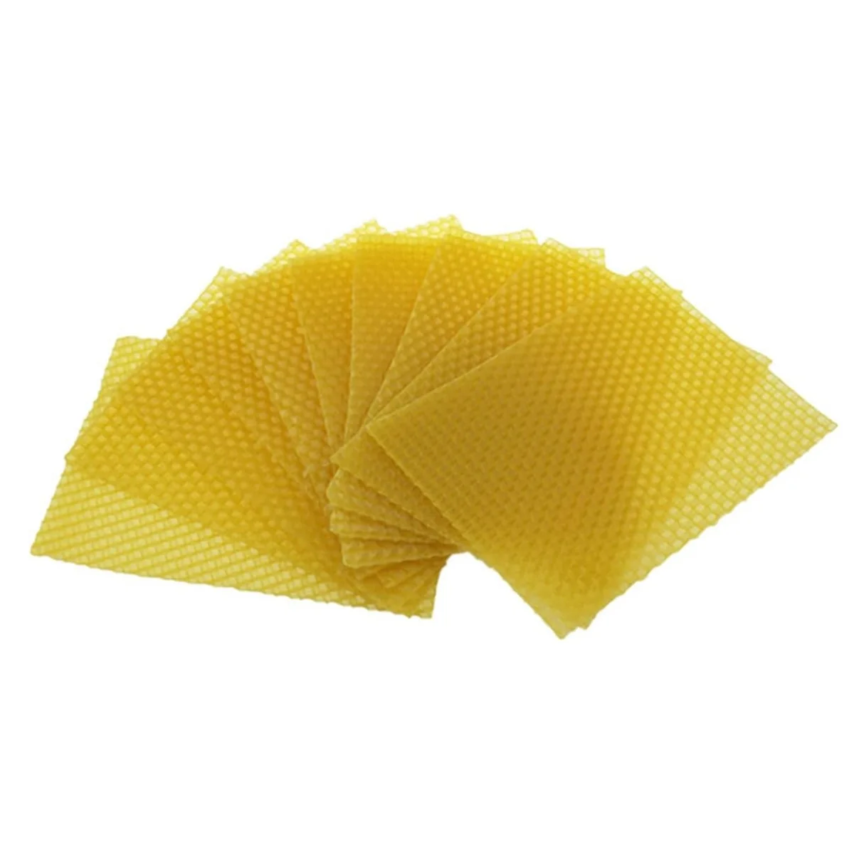 

Beeswax Sheets Natural Beeswax Sheets Beeswax Honeycomb Sheets Wax for Beekeeping Equipment (13.3 X 9cm) 10PCS