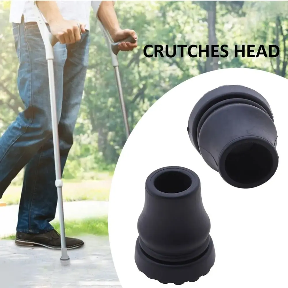 Antiskid Rubber Pad Cap Non-Slip Durable Crutch Cane Bottom Pads High-quality 16-22mm Trekking Pole Tip Cover Climbing Hiking