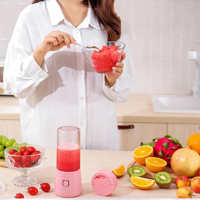 Electric Blender Portable Juicer Handheld USB Fruits Milk Smoothie Maker Mixer Cup Food Processor For Home Outdoor