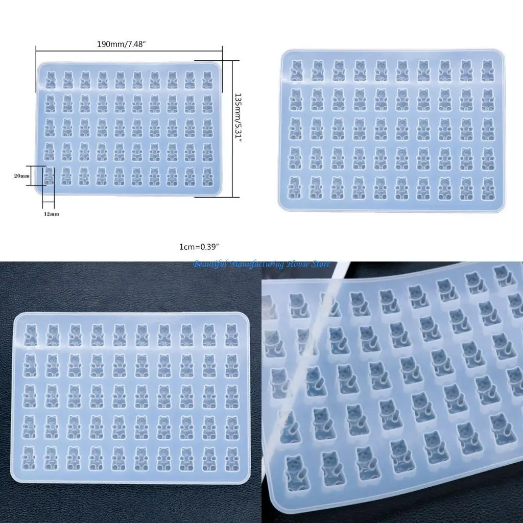 

E56A DIY Assorted Silicone Mold For Epoxy Resin Jewelry Making Crafts Tool for Earrings Necklace Keychain Pendants