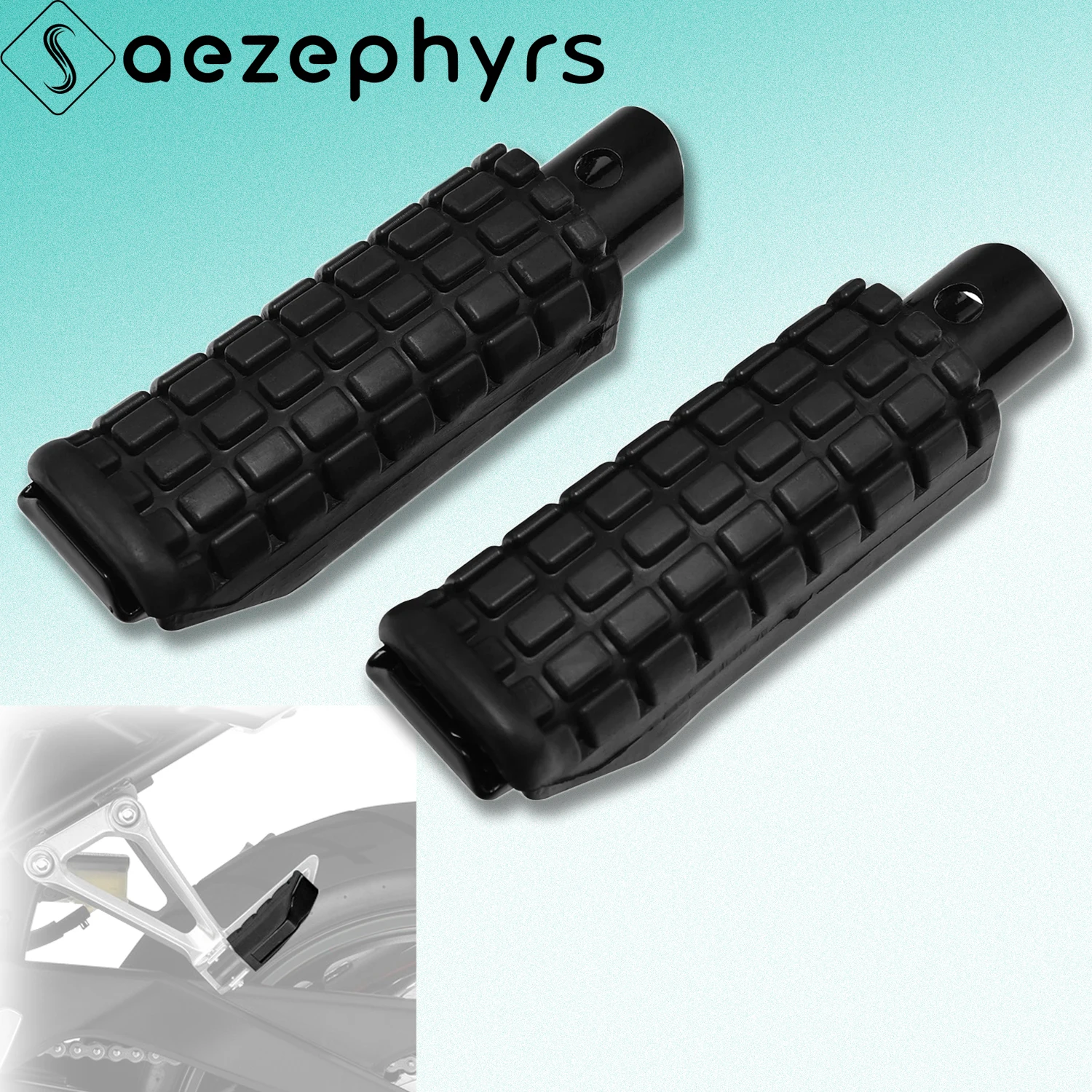 Motorcycle Rear Passenger Foot Pegs For Honda CB500F CBR500R CB500X 400X CBR250R CBR300R CB250F VTR250 CB750 Nighthawk 1991-2003