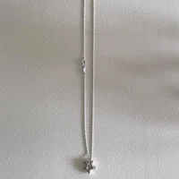 Simple Trendy Star Hollow Choker Necklace Pendant Neck Jewelry Accessories Women Men's Fashion Party Chain Necklace 2