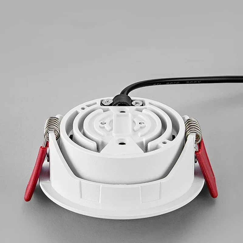 Focos Led ultrafinos, foco de ángulo de haz pequeño, foco de techo integrado de 3/8/15 grados para imagen del hogar, Mus