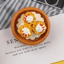 قوانغدونغ الكانتونية نمط الشاي الصباحي نموذج تمثال ملصق الثلاجة ثلاثية الأبعاد