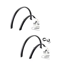 2x Road Bicycles Fenders Replaces for Rain for 700C Mountain Bike Mud Guards