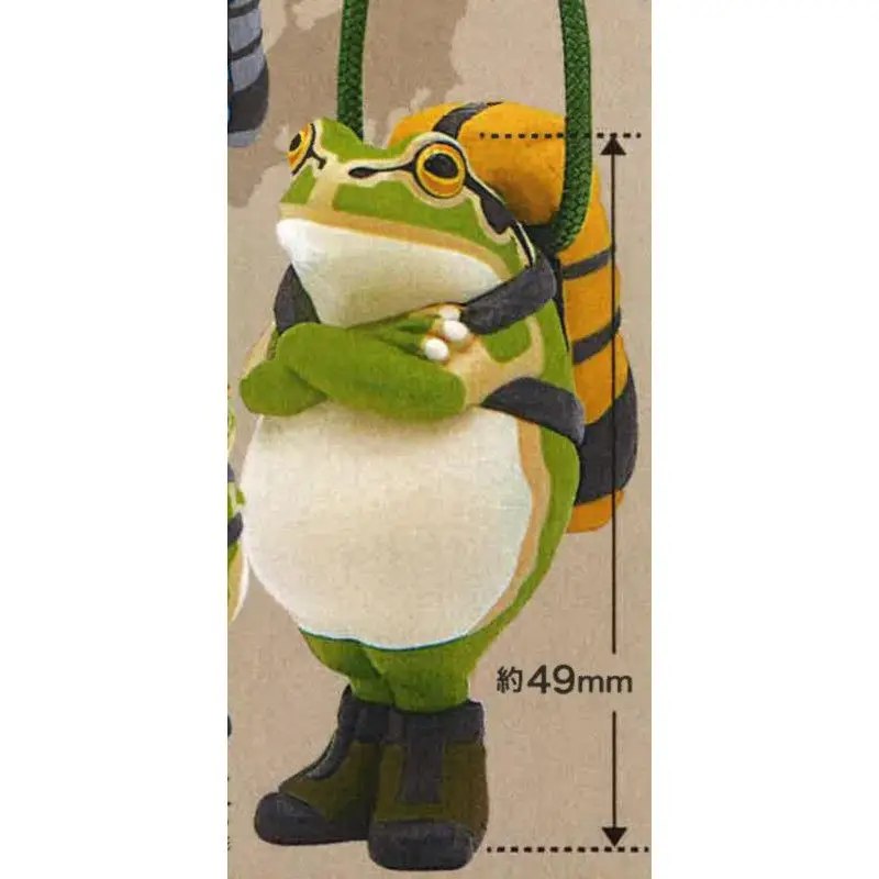 Япония Kitan Gashapon капсульная игрушка безопасность возврат дерево лягушка рюкзак банджи прыжки ползание домашние животные украшения