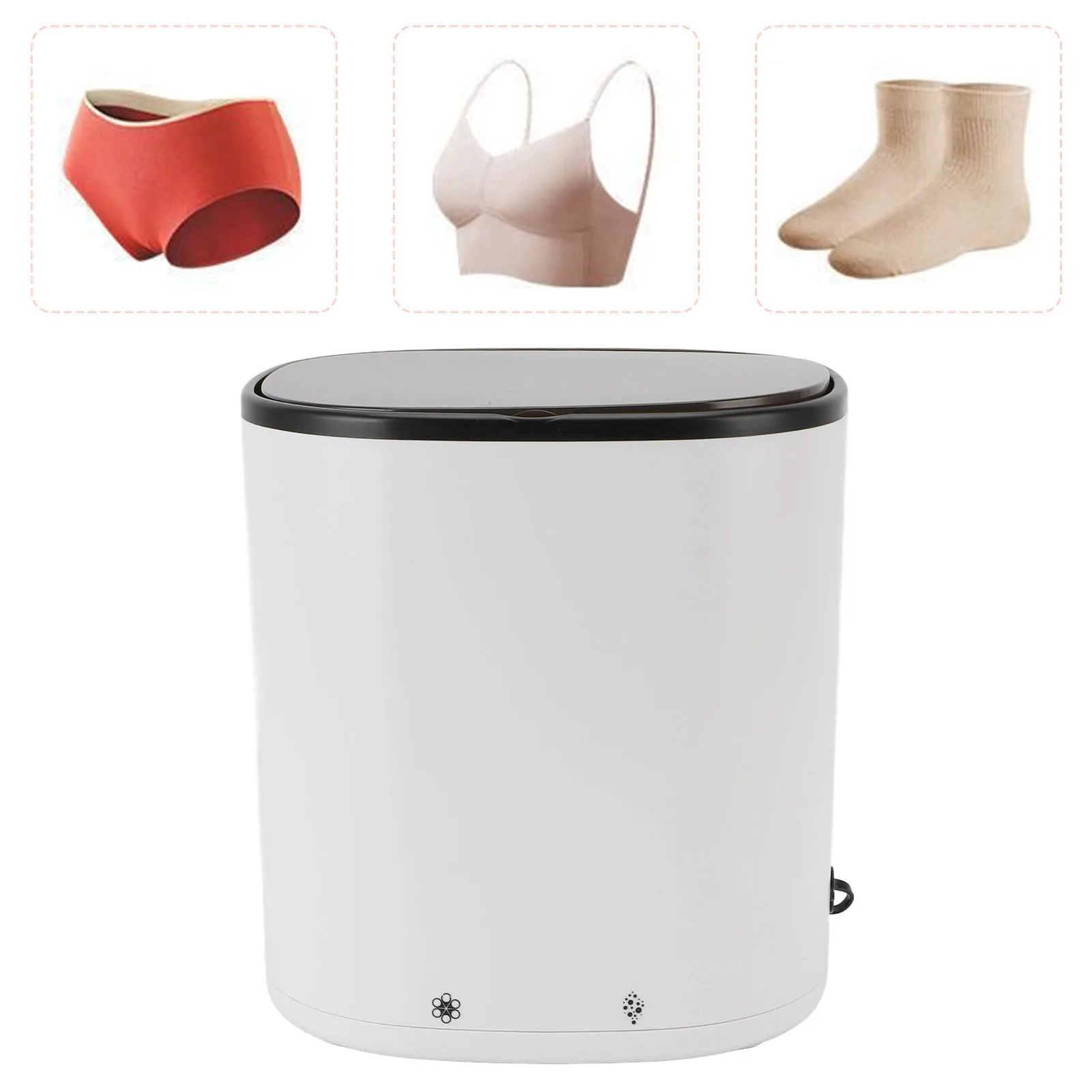 

Портативная стиральная машина, маленькая стиральная машина для нижнего белья, носки для детской одежды с синим светом, сливная корзина для квартиры, дома