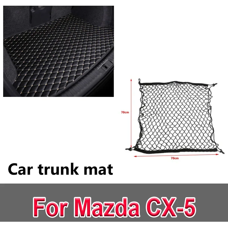 

Car Trunk Mats For Mazda CX-5 CX5 KF 2017~2023 Tray Carpet Interior Trunk Window Pads Waterproof Protective Pad Car Accessories