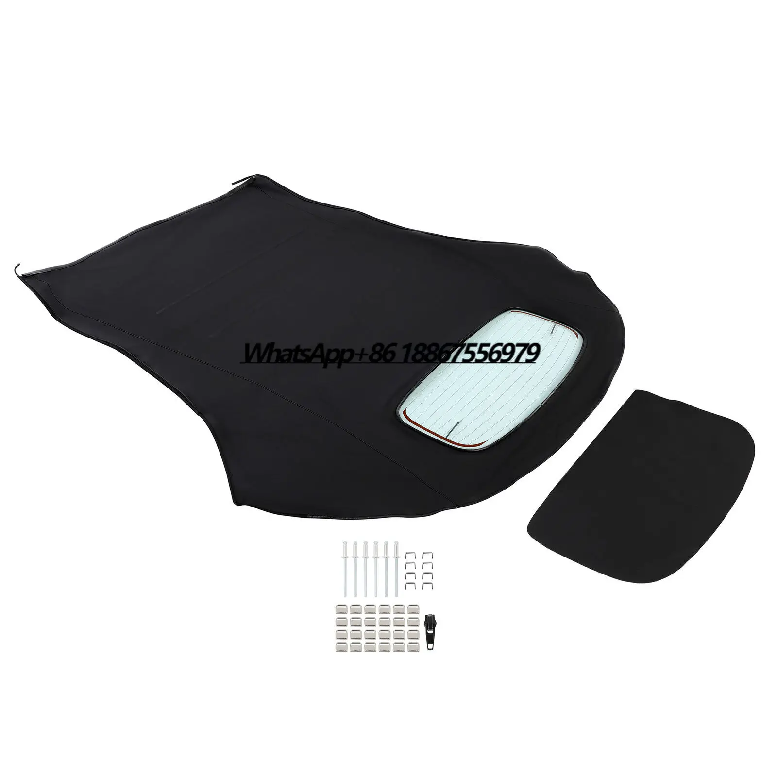 

Brand New Beetle Convertible Soft Top With DOT Glass Window for 2003-2010 Black 10-05-BEE-055 VW-440-3V