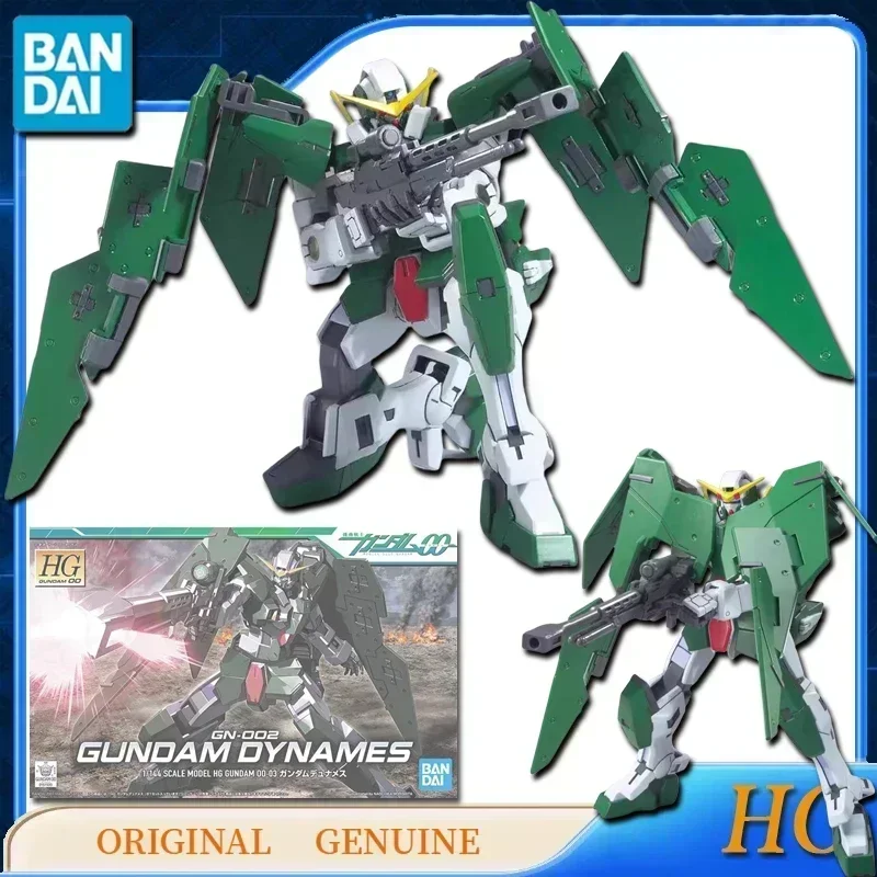 Bandai Original HG 1/144 GN-000 0GUNDAM DYNAMES KYRIOS VIRTUE SERAPHIM GUNDAM Anime Action Figures Toys Kids Gift Assembly Model