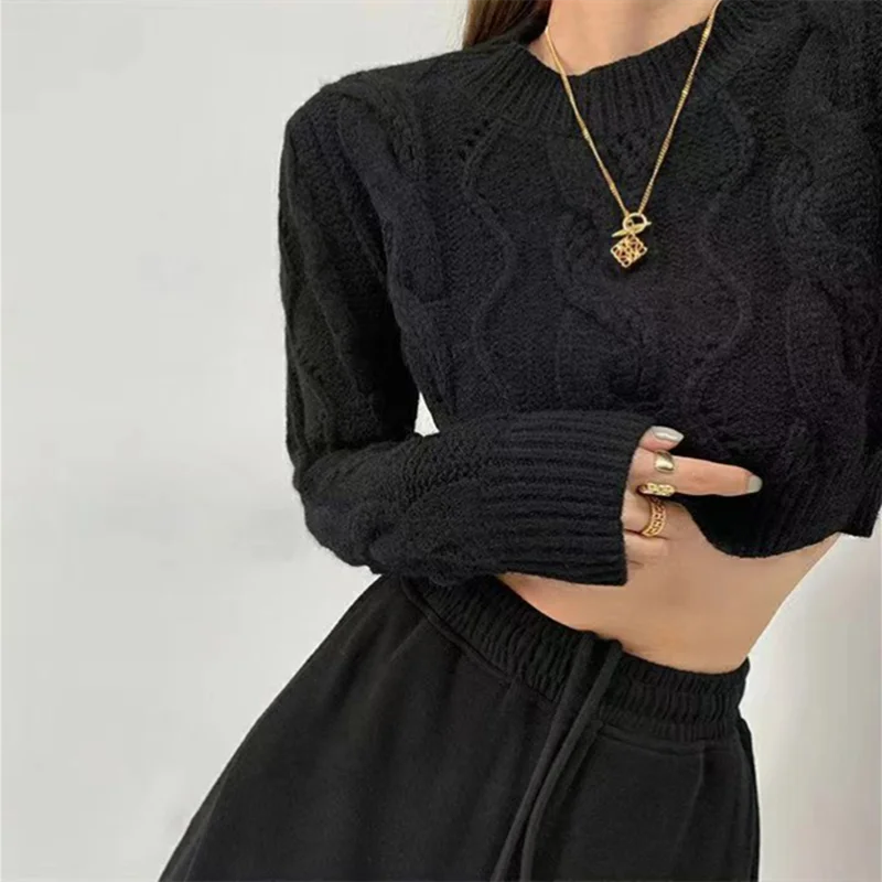 柔らかく心地よいオーバーヘッドニット、ハイネック、ロング丈、ウエストニットセーター、ドンダゲート、通勤、ゆったりフィット、ロングスリーブ