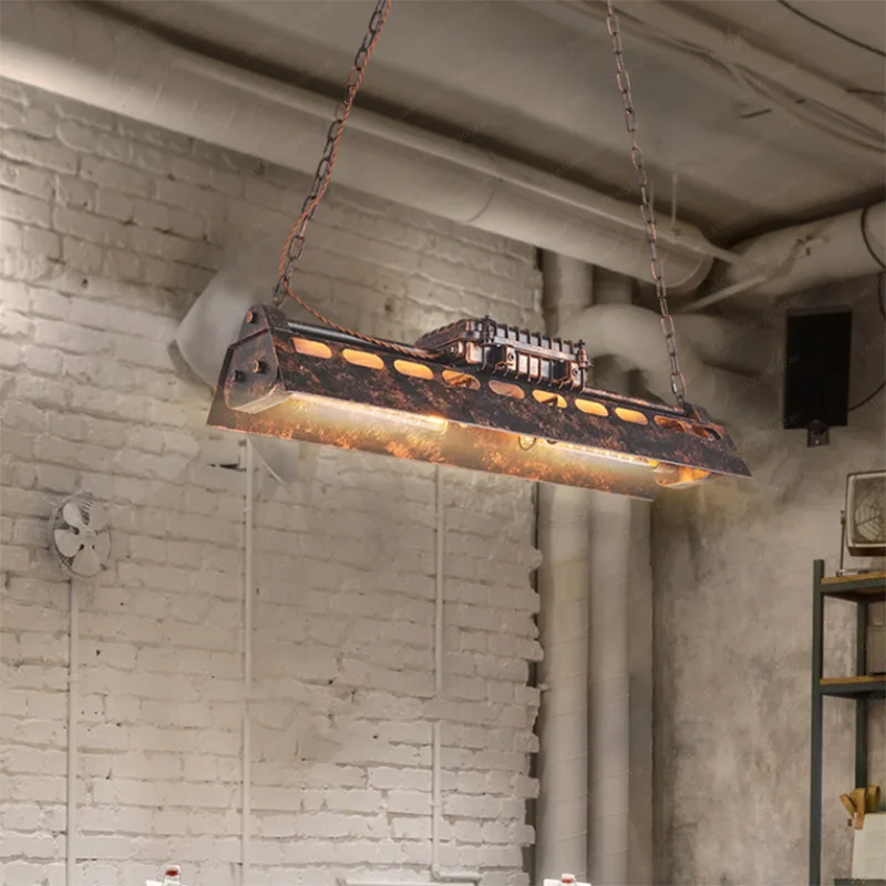 Industrial style retro restaurant lamp creative personality cafe bar desk lamp American internet cafe office lamp