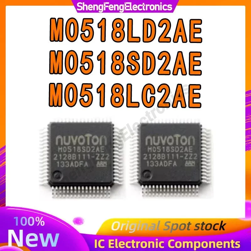 M0518LD2AE M0518LC2AE M0518SD2AE LQFP48 IC MCU Chip 100% nuevo y Original en stock