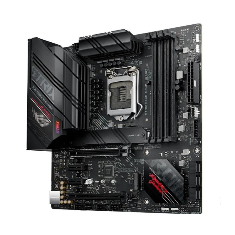 オリジナルの中古マザーボード,Intel Rog Strix B560-G,wifi,b560,ddr4,128GB,lga 1200,usb 3.0,sata3,デスクトップ用