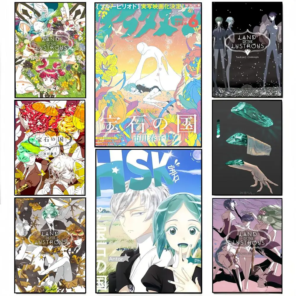 anime fantasy L-Land of the Lustrous Poster Wall decals, perfect for hallways, living rooms, and home decor