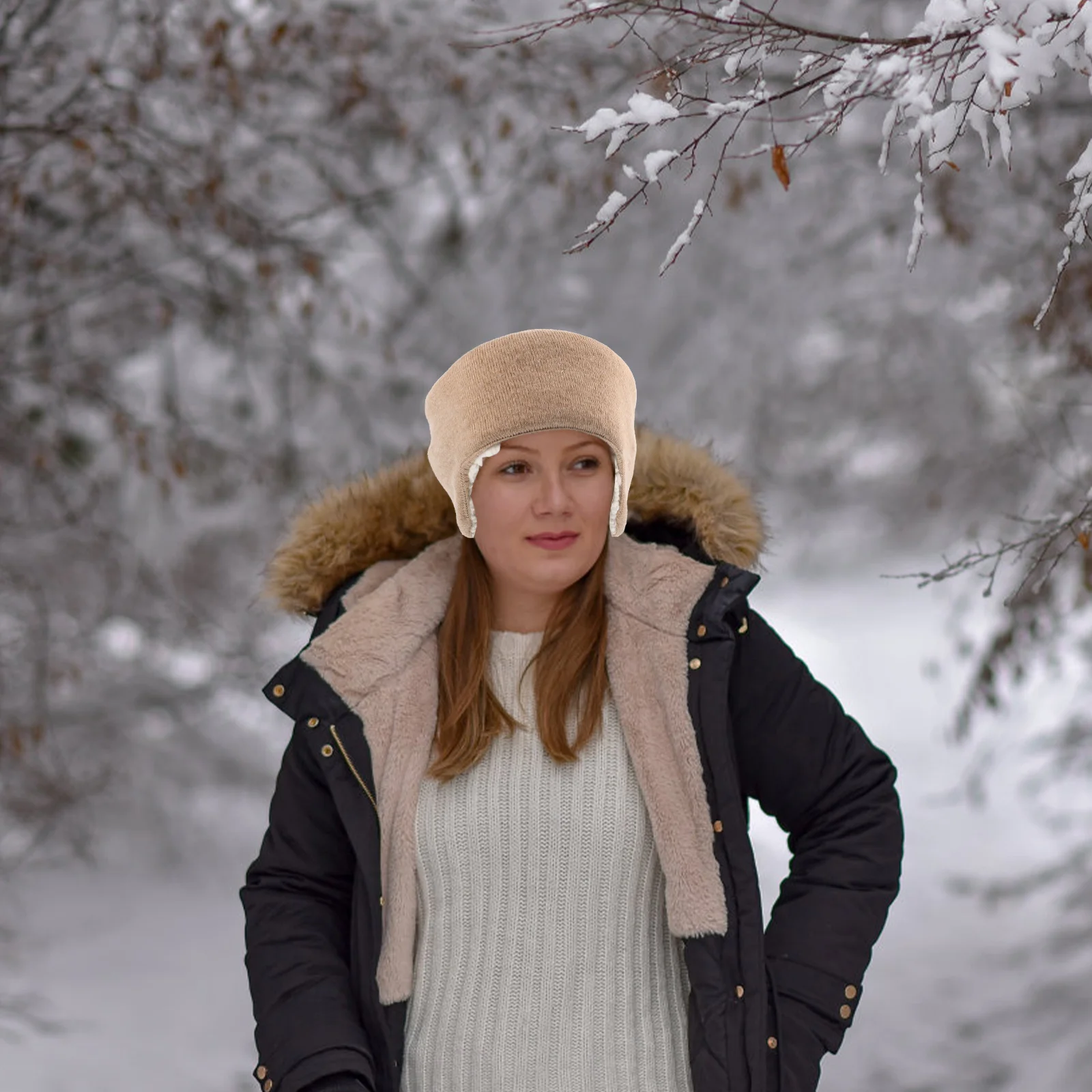 Noise Insulation Earmuff Ear Warmer Cover Comfortable Lightweight Headband Suitable for Sleeping Home Outdoor Use