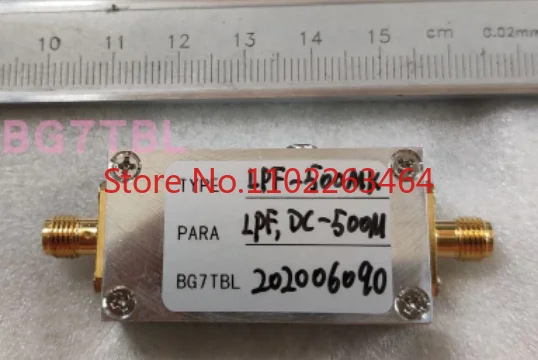 

0.1M, 1M, 2m, 5m, 10m, 30m, 40m, 100m, 500m, 1g, Low-pass Filter, LPF, SMA Port