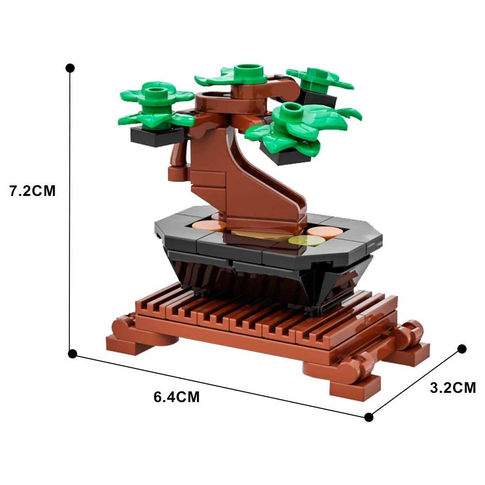 子供のための盆栽ビルディングブロック,ミニレンガモデルのおもちゃ,誕生日プレゼント,マイクロ