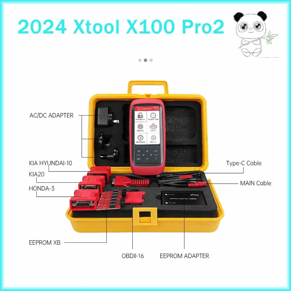 XTOOL X100 PRO2 Auto Key Programmer Reset ECM & Immobilizer Car Diagnostic Tool ECU Programming Dash board Function Free Update