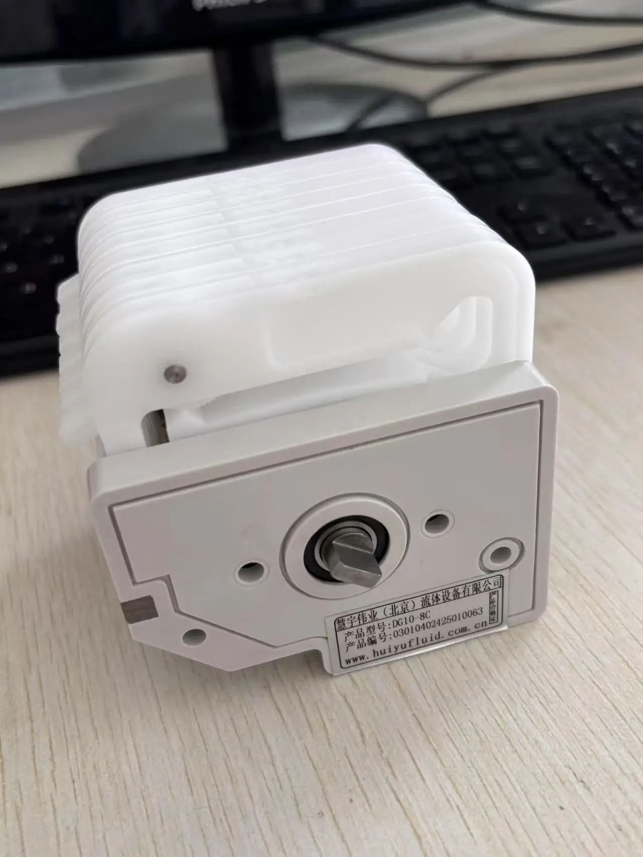 8 Cartridges Multichannel Peristaltic Pump Head