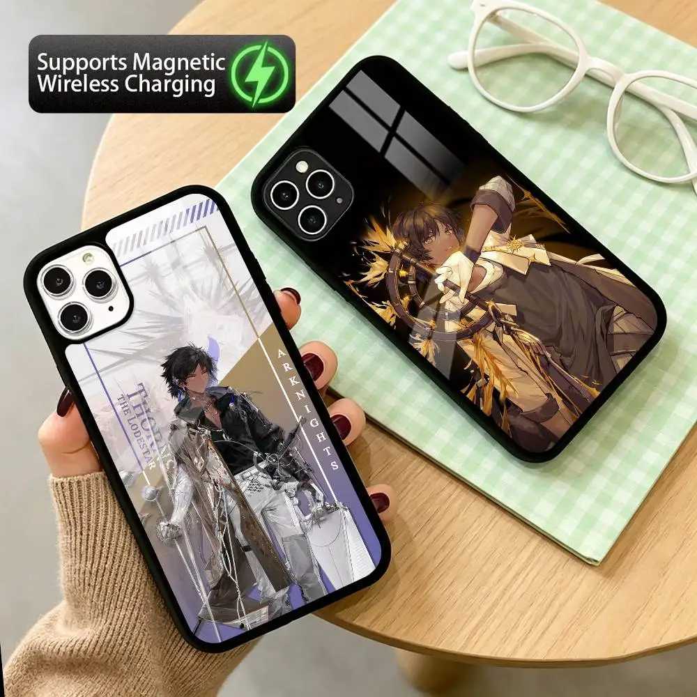 Capa de Telefone Thorns the Lodestar Arknights para iPhone 17, 16, 15, 14, 13, 12, 11 Plus, Pro Compatível com carregamento magnético sem fio.