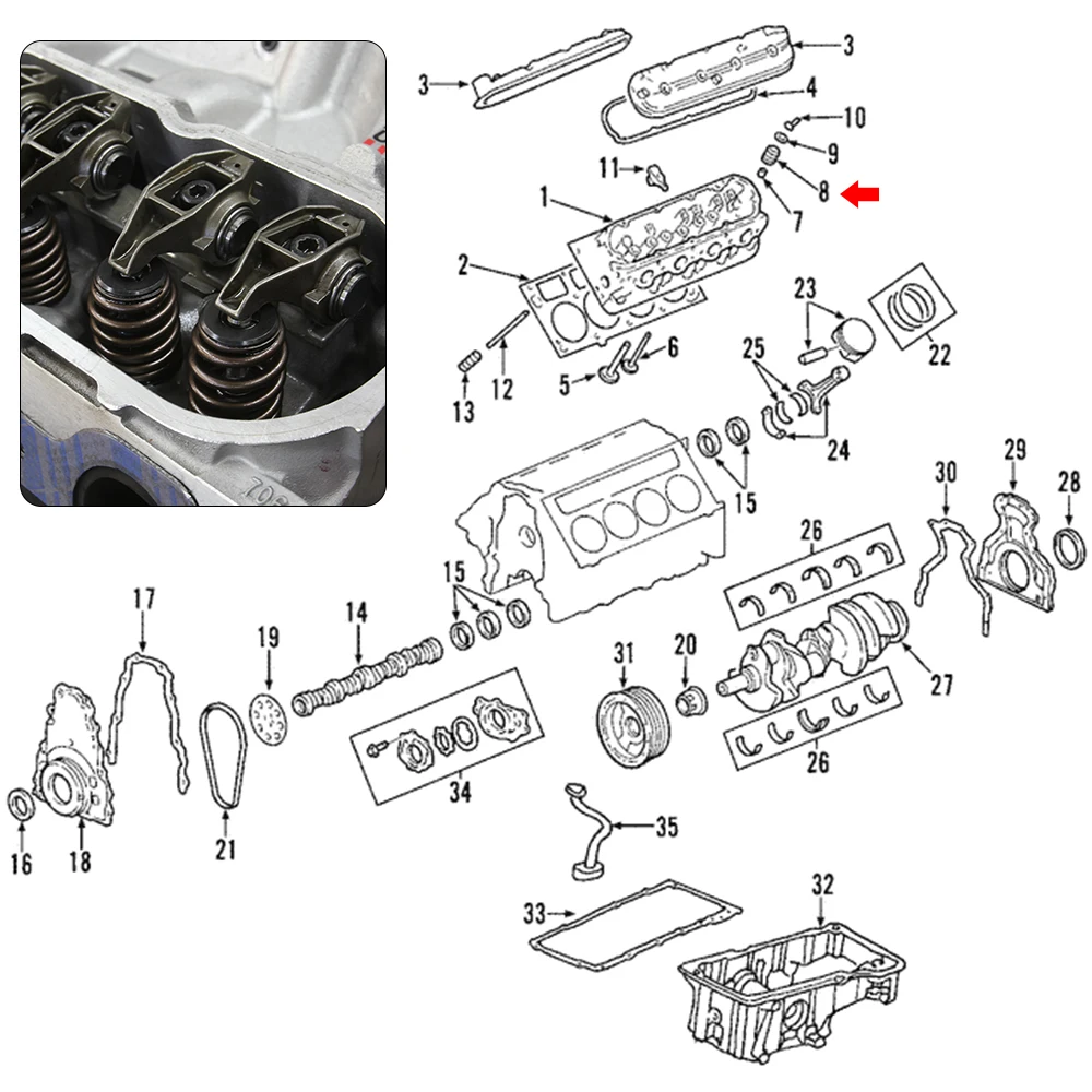 16 Pieces Brand New 1218 Drop-In Beehive Valve Spring Kit for all LS Engines - 600" Lift Rated