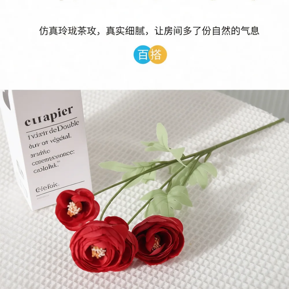 Luxury Fake Tea Rose Bouquet A - Interior Design Luxury Living Room ulasan dan harga