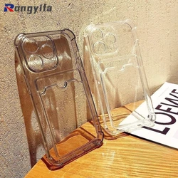 For Vivo Y200E Y100 V30 Lite Y95 Y91 Y36i Y28 Y27 Y22S Y21S Y21T Y21E Y33S Y32 Photo Card Holder Soft Casing Shockproof Cover