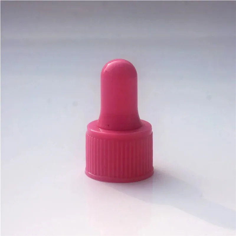 5/10/20pcs tappo bottiglie di olio essenziale rosa/verde testa di colla coperchio contagocce coperchio in plastica dimensioni 18/410 bottiglia di olio essenziale 5-100ml