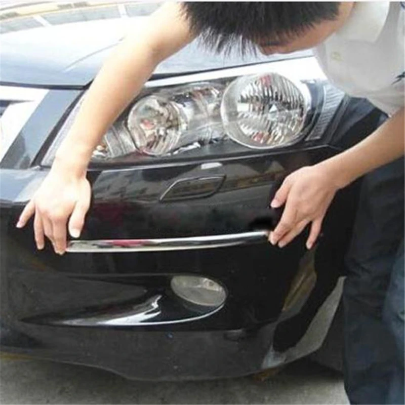 

4pcs Car Anti-collision Strips Vehicle Bumper Edge Anti-scratch Protectors Waterproof Self-adhesive Car Stickers