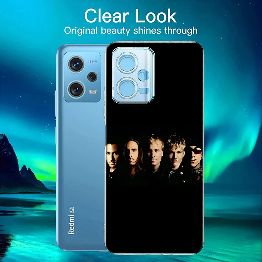 B-Backstreet Boys BSB Soft Cover Case For Xiaomi Redmi Note 12S 12 11 Pro Plus 11T 11S 10 5G 10S 9 9T 9S 8 8T 7 5 Pro TPU Phone