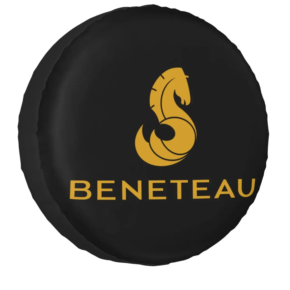 Beneteau Sailing Boat Logo Spare Wheel Tire Cover Case Bag Pouch for Jeep Mitsubishi Pajero Vehicle Accessories 14\