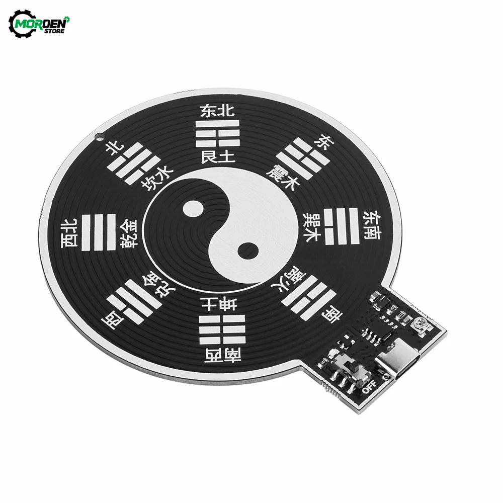 TYPE-C DC5V 7.83Hz Schumann Resonances Generator Ultra-Low Frequency Pulse Wave Generator Type-C Audio Resonator