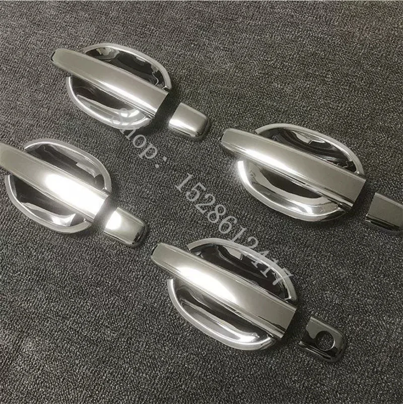For Peugeot 307 307sw 307cc Chrome Exterior Door Handle Cover Door Handle Bowl Car Accessories Stickers Trim car Styling