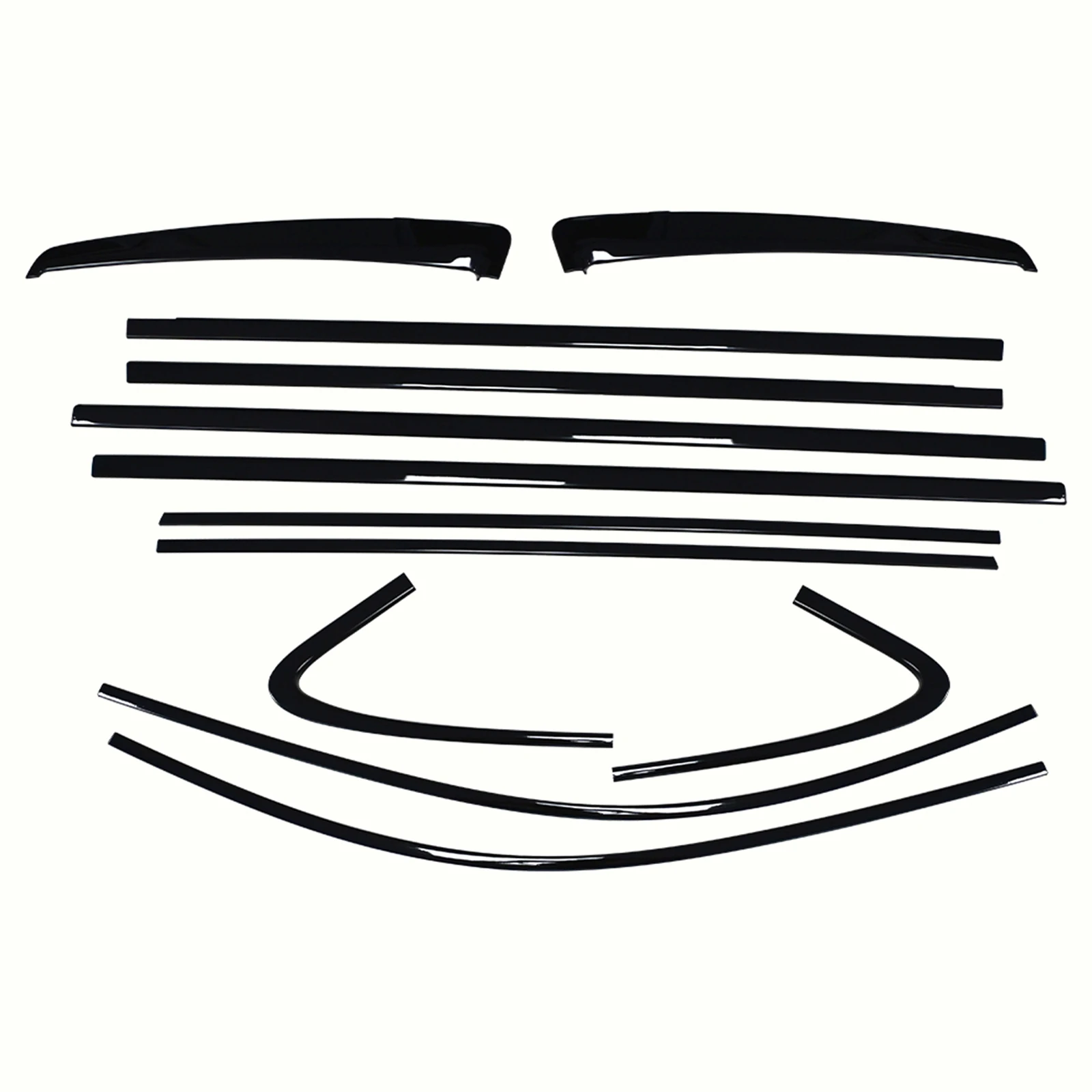 For Cadillac Escalade ESC 2015-2020 Chevrolet Tahoe 2015-2020 Exterior Window Trim Door Strip Styling Sticker
