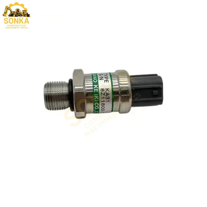 8Z11800-500K 6615289-500K 3Z11800-500K 50Mpa High Pressure Sensor for Doosan Excavator Part DH220-5 DX300LC DH220 DH225 DH300-7