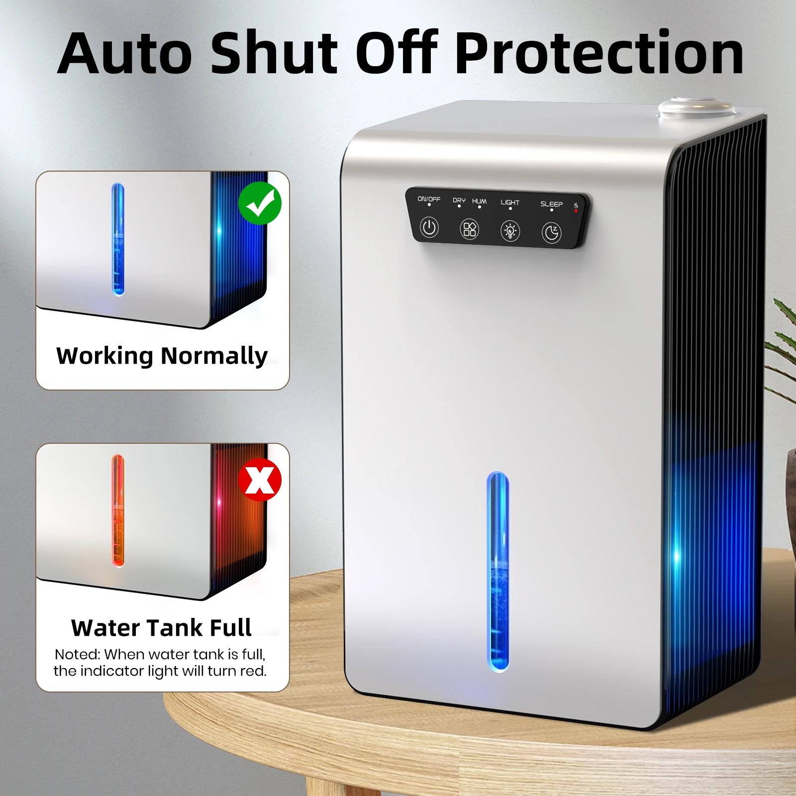 Pro HB641 2 in 1 Dehumidifier and Humidifier Combo Whole Room Smart Air Dehumidifier for Home Office RV Basement view 5