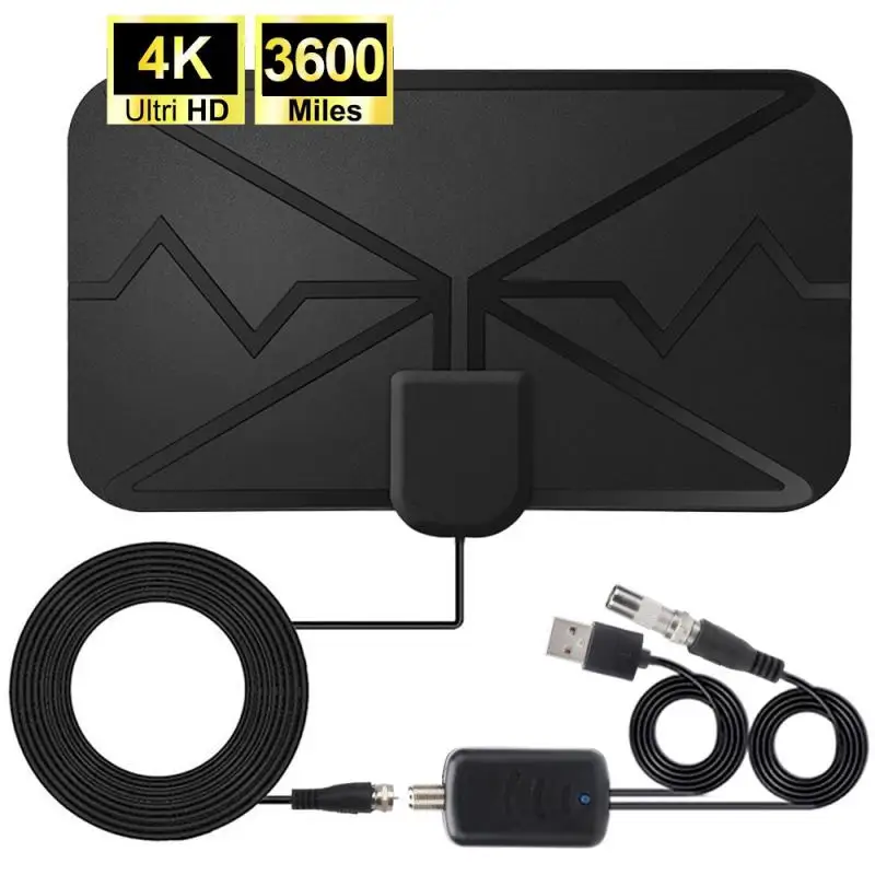 Miles Smart TV Antenna 4K 25dB Digital DVB-T2 1080P Aerial with amplifier Booster For Motorhomes Boat Out Camping