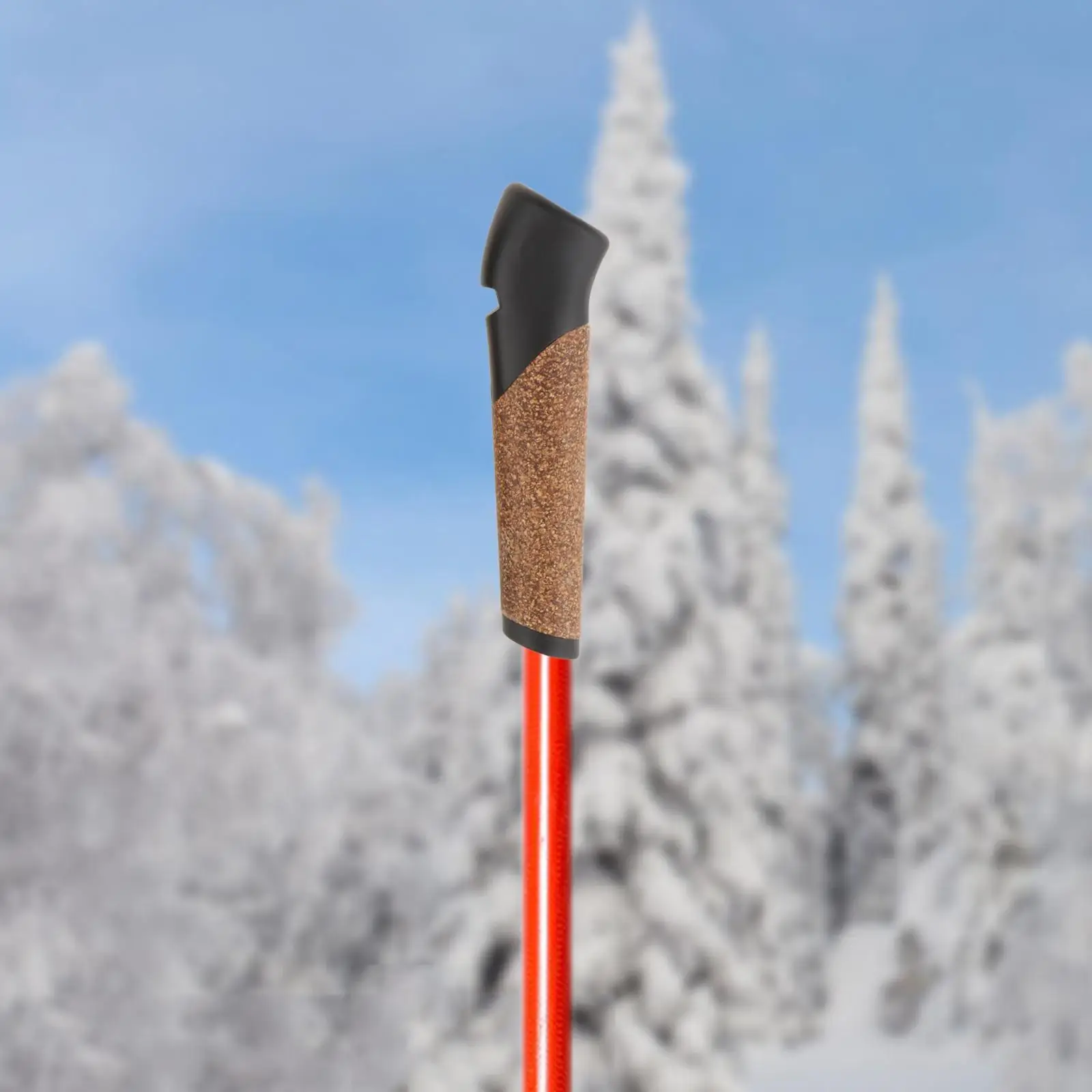 

Trekking Poles Handle Lightweight Nonslip Adapter Wooden Walking Cane Handle for