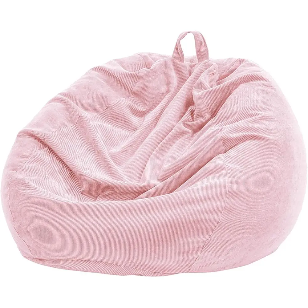 

3 Ft Bean Bag Chair Cover (No Filler) 35""×43"" Large Stuffed Animal Storage Bean Bag Washable Big Beanbag Chair Cover Premium