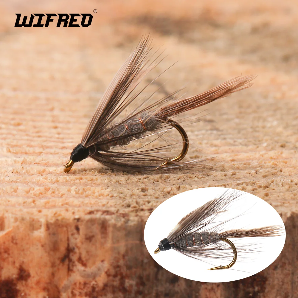 Wifreo 5 stücke/10 stücke Hasen synchron isiert Marsch braun nass Fliege Eintagsfliegen Nymphen emerger Fliegen fischen Fliegen Forellen Bass Angeln Köder Köder #12