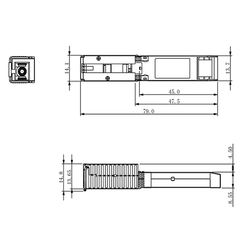 1.25G/2.5G XPON Stick SFP ONU For MAC SC Connector 1310Nm/1490Nm DDM Pon Module Ont 20KM Modem OLT ONU XPON=EPON/GPON