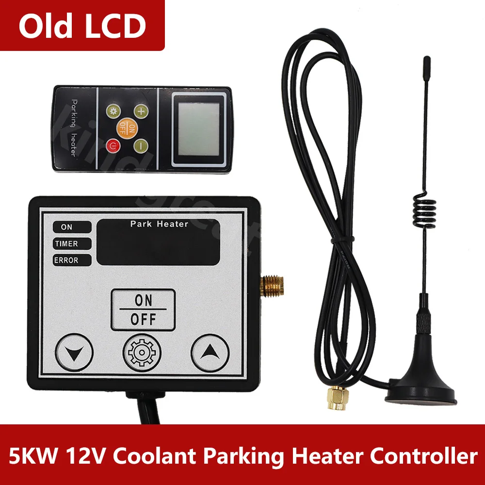 LCD Controller 5KW 12V Diesel/Gasoline RV Car Hydronic Heater Boat Caravan Motorhome Coolant Parking Heater Controller