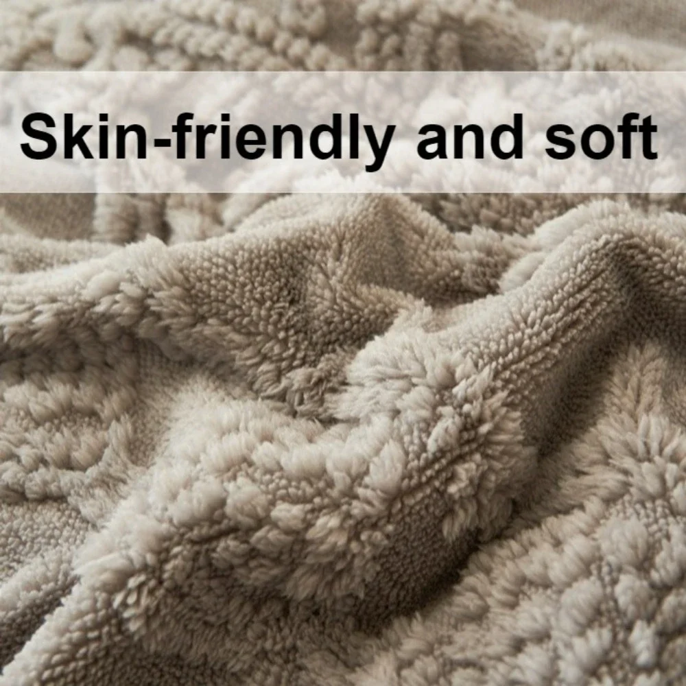 أغطية لحاف شتوية دافئة للغاية أغطية قطيفة قابلة للفصل تصميم سميك للفراش ليالي باردة سهلة الغسل Poszewka Na Koлаdrę #5