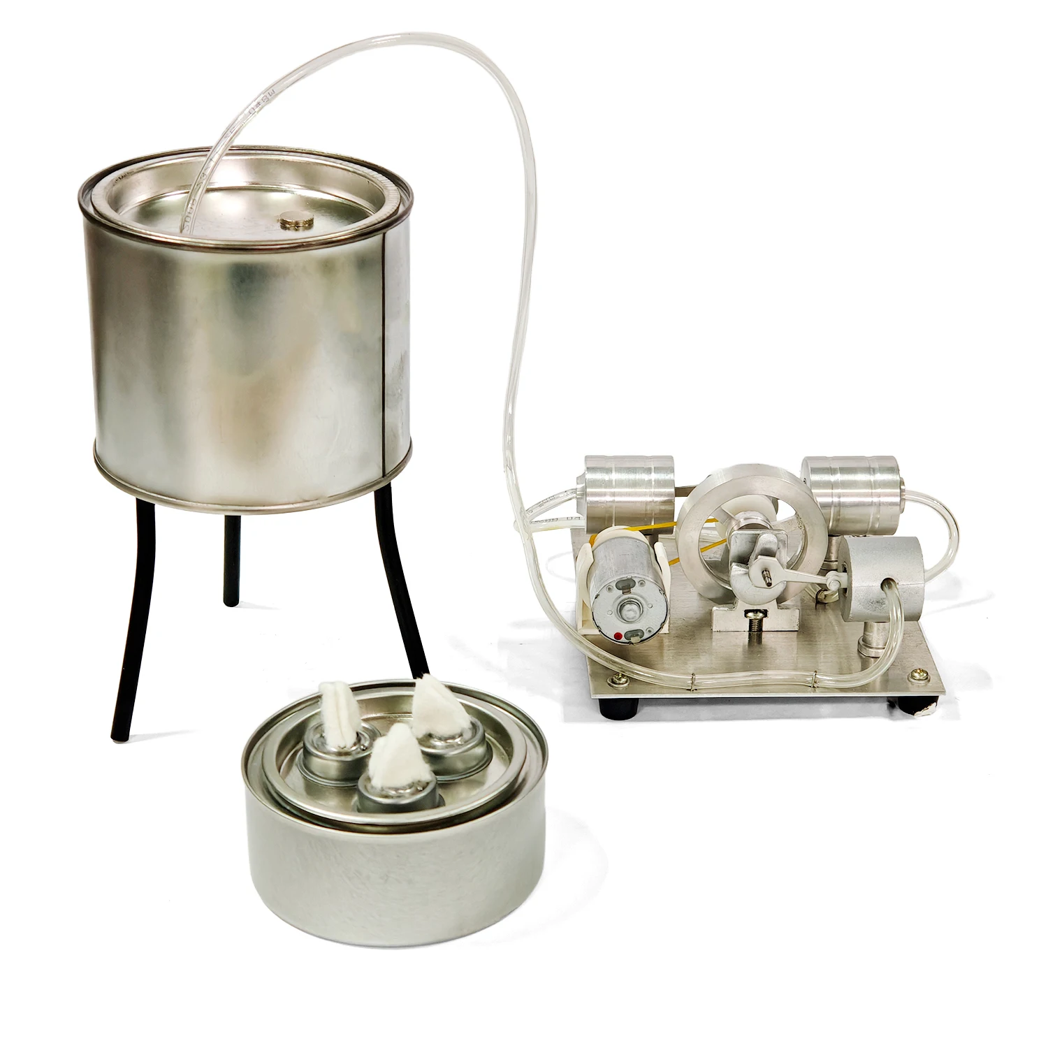 

Steam Engine Model reciprocating Steam Generator 1.4 Ml Displacement Stirling Watt Reciprocating Steam Engine Model