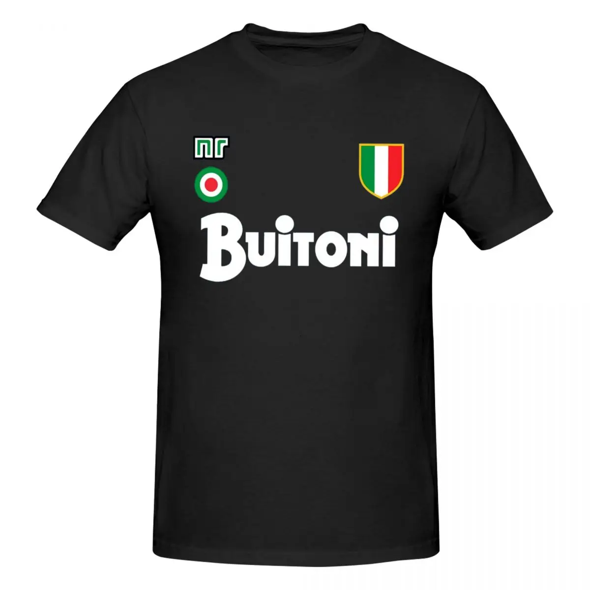 نابولي 1987 الرجال تي شيرت كلاسيكي حجم كبير تي شيرت الرجال س الرقبة القطن تيز قصيرة الصيف الذكور