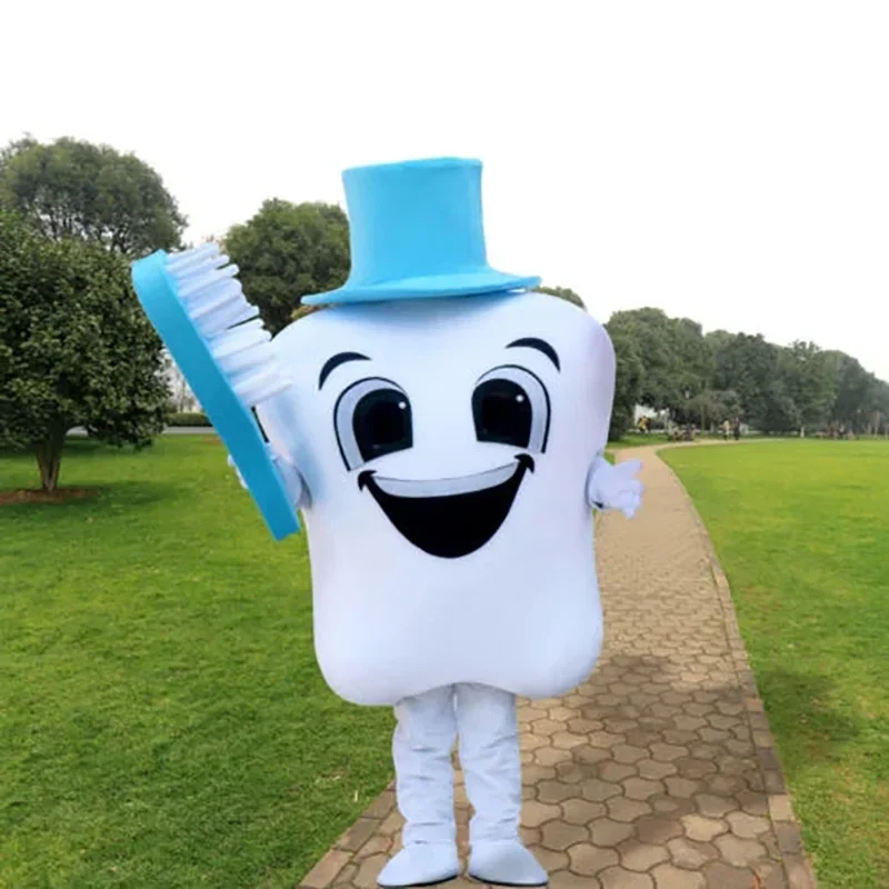 Simbok Dental Mascot Costume Wearable Walking Dental Role Play Cartoon Doll Costume Dental Care Advertising Business Acting Set